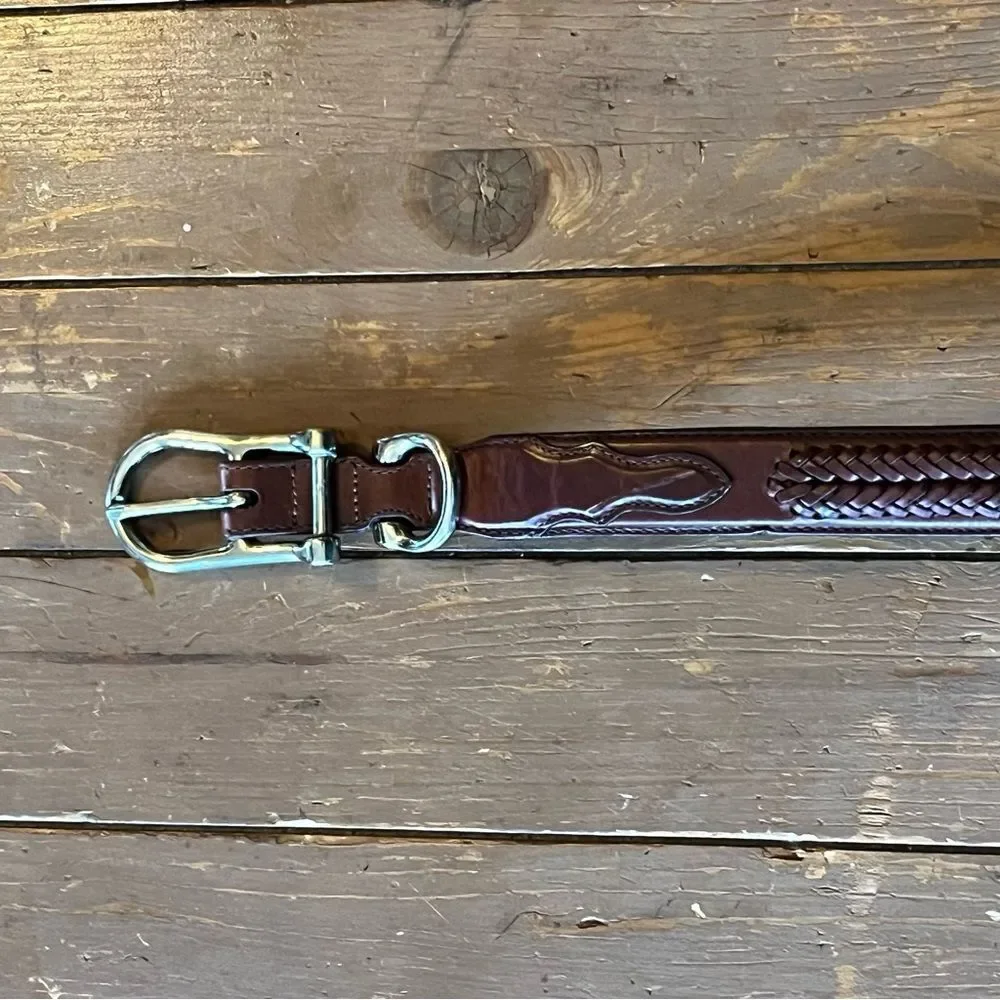 Willis & Geiger Braided Leather Belt